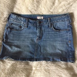 Denim skirt